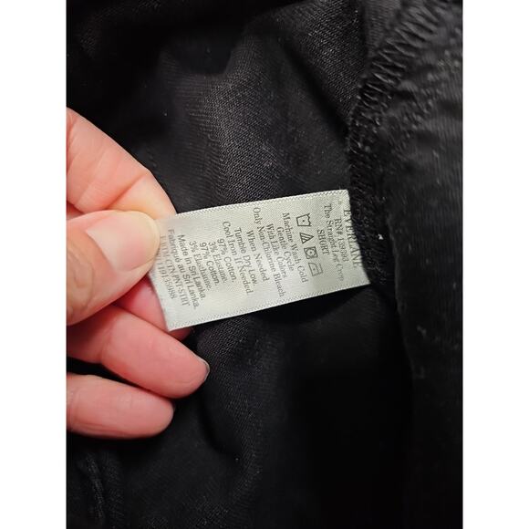 Everlane Jeans Womens 00 The Straight Leg Crop Denim Stretch Cotton Black - Picture 6 of 8